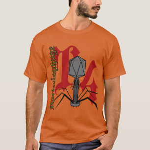 Camiseta Bacteriófago T4