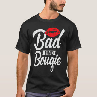 Camiseta Bad and Bougie Melanin Poppin Black History Month