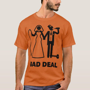 Camiseta Bad Deal Groom Stag Noche Bacheler Party Black