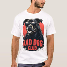Camiseta BAD DOG CLUB – Rottweiler Streetwear T-Shirt
