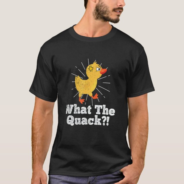 Camiseta Bad Ducks  Grumpy Swearing Inappropriate Duck (Anverso)