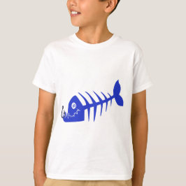 Camiseta Bad Fish Skull Blue
