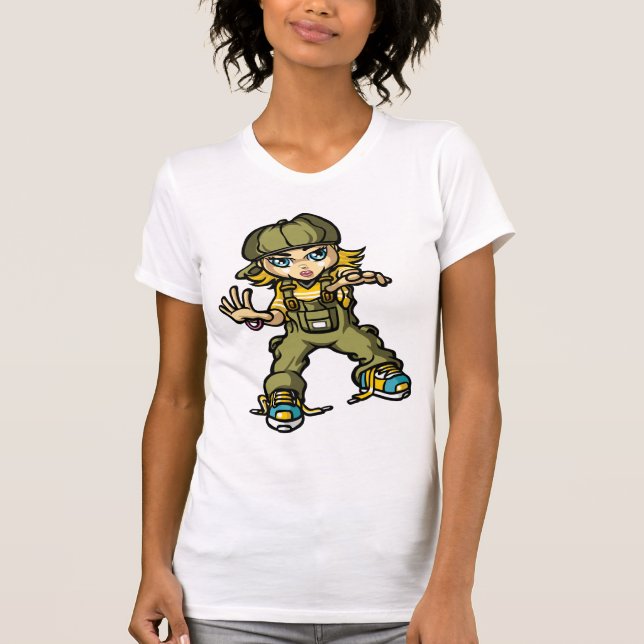 Camiseta BAD girl (Anverso)