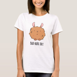 Camiseta Bad Hare Day Funny Rabbit Pun