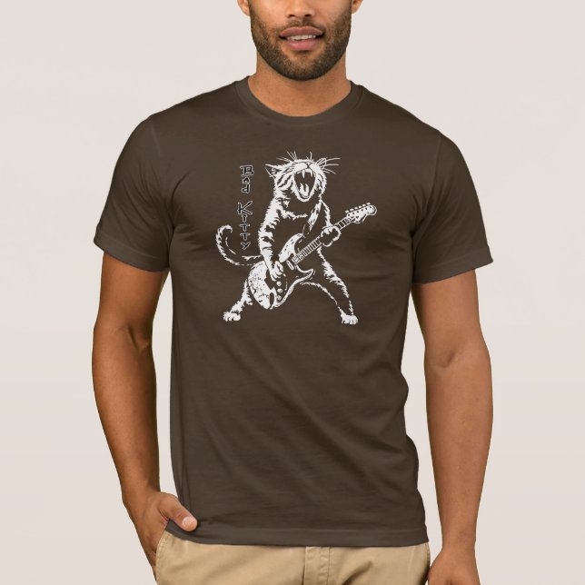 Camiseta Bad Kitty Mens T-Shirt (Anverso)