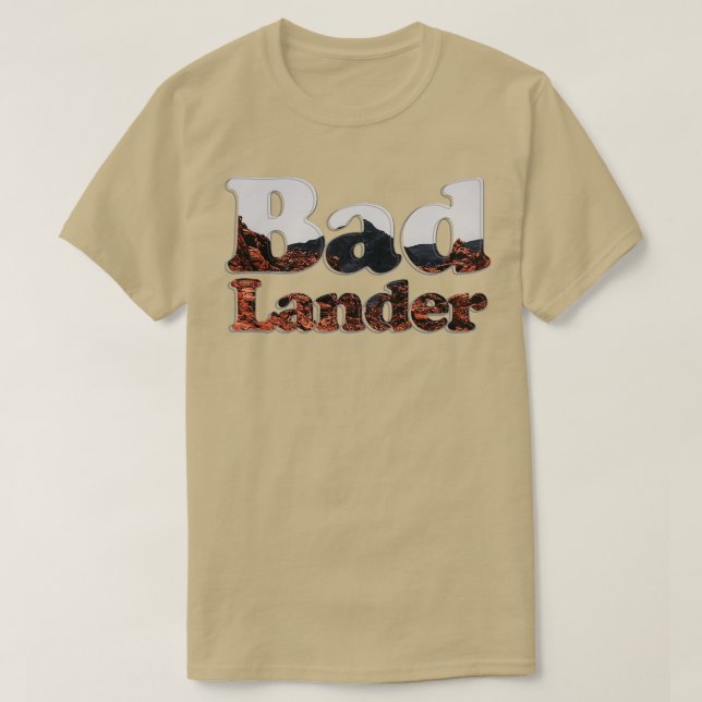 Camiseta Bad Lander (Diseño del anverso)