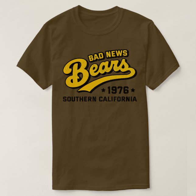 Camiseta Bad News Bears 1976 Southern California TShirt (Diseño del anverso)