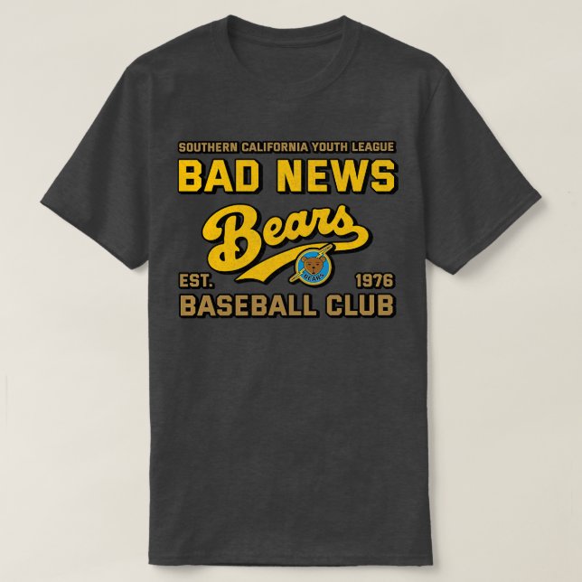 Camiseta Bad News Bears Béisbol Club (Diseño del anverso)