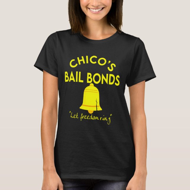 Camiseta Bad News Bears Chicos Bail Bonds  (Anverso)