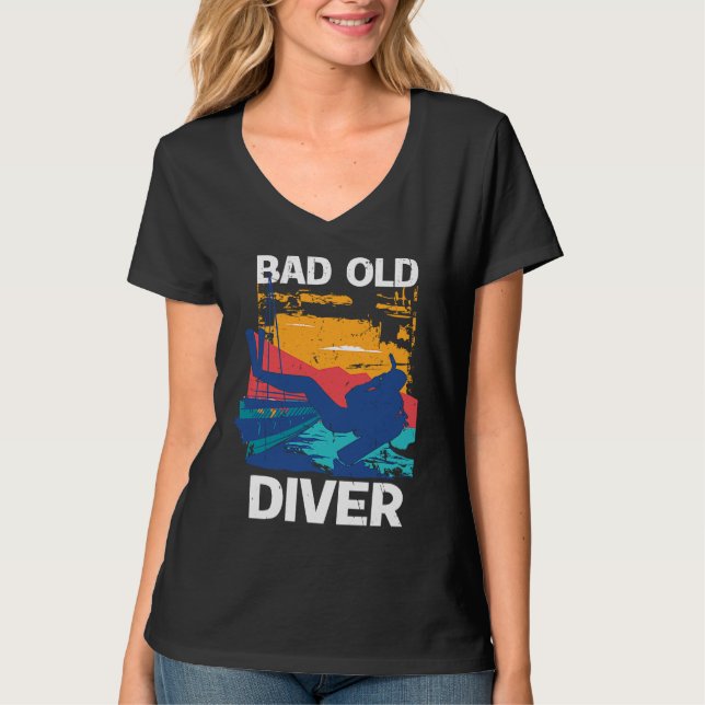 Camiseta Bad Old Diver  1 (Anverso)