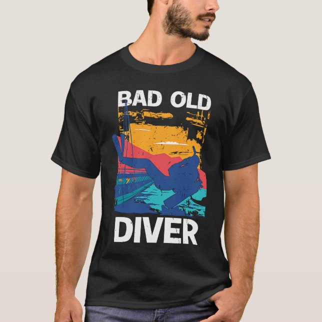 Camiseta Bad Old Diver  1 (Anverso)