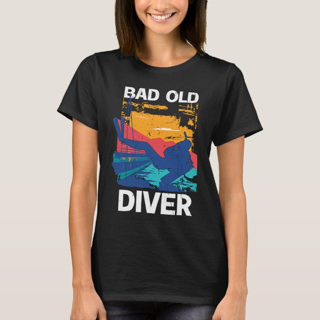 Camiseta Bad Old Diver  1 (Anverso)