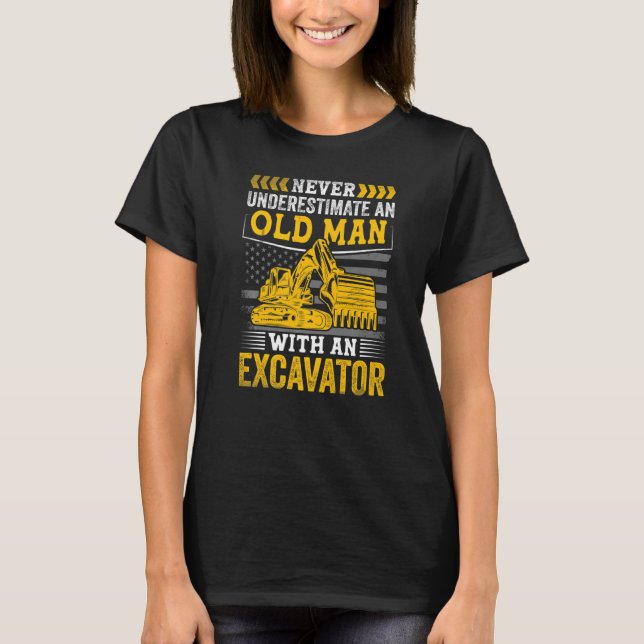 Camiseta Bad Old Man  Construction Workers & Construction S (Anverso)