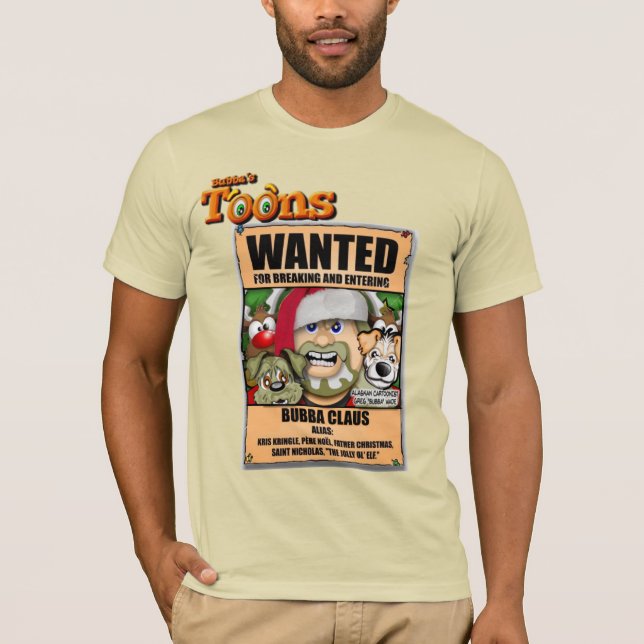 Camiseta Bad Santa Bubba Claus T-Shirt (Anverso)