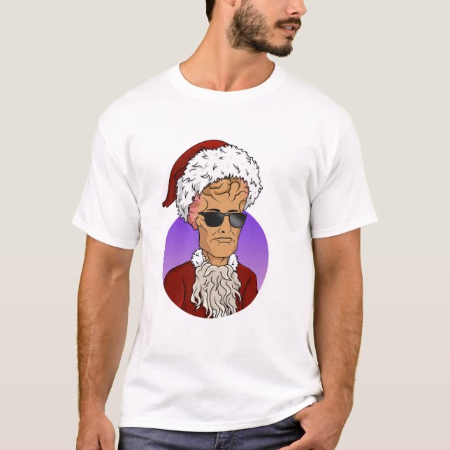 Camiseta Bad Santa NO SMOKING (Anverso)