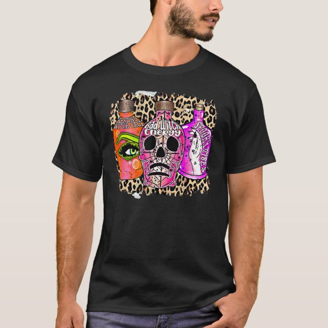 Camiseta Bad Witch Energy Leopard (Anverso)