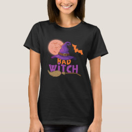 Camiseta Bad Witch - for women halloween 2024