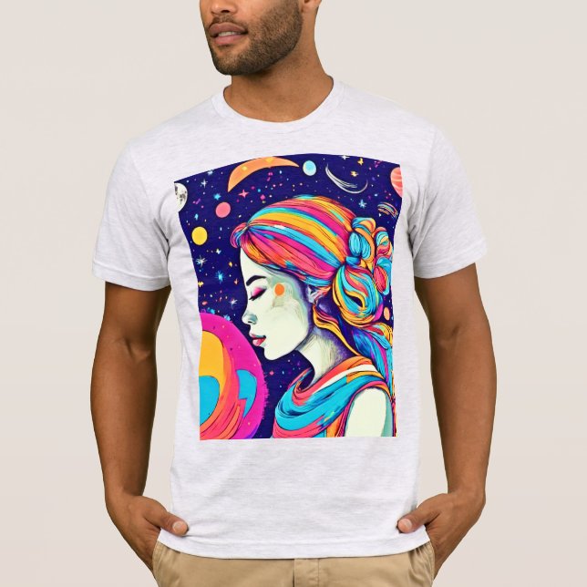 Camiseta Badaist Moon Chica Art (Anverso)
