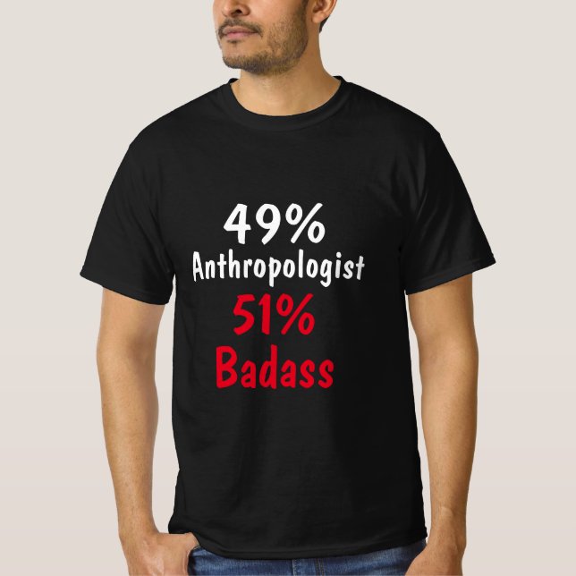 Camiseta Badass, antropólogo (Anverso)