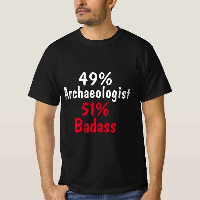 Camiseta Badass arqueólogo (Anverso)