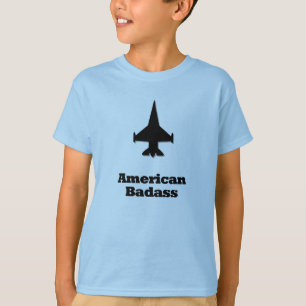 Camiseta Badass contra Jet American