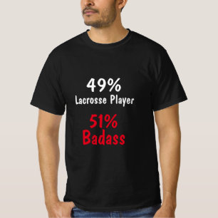 Camiseta Badass del jugador de Lacrosse