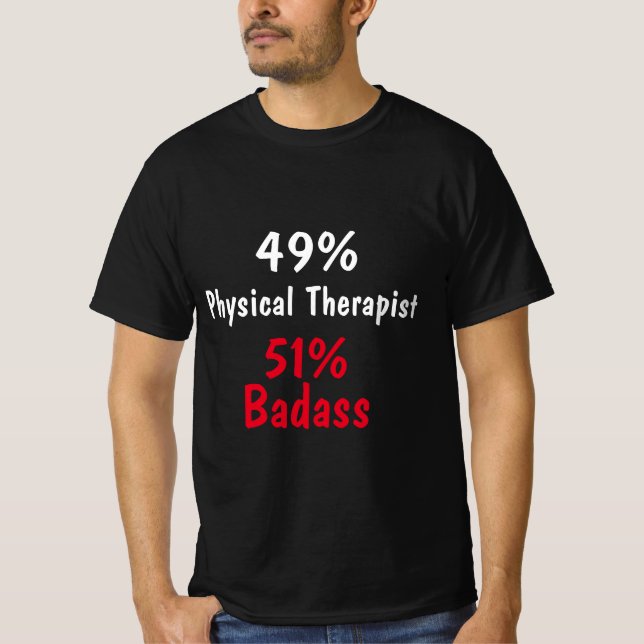 Camiseta Badass fisioterapeuta (Anverso)