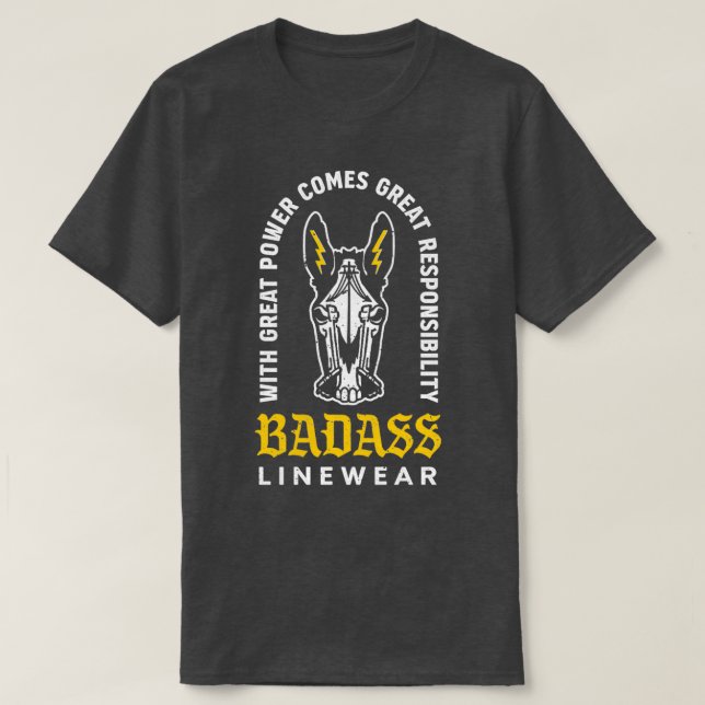 Camiseta BADASS Linewear (Diseño del anverso)