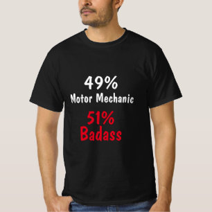 Camiseta Badass mecánico del motor