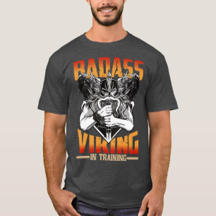 Camiseta Badass Viking In Training Valhalla Norse Fan Vikin