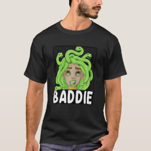 Camiseta Baddie Trendy Cute Medusa Cabeza Para Los Adolesce