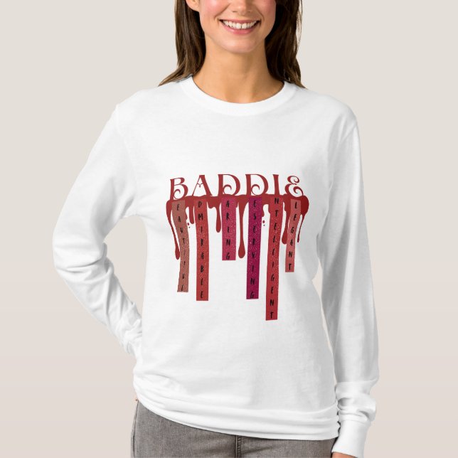 Camiseta BADDIE Words of Affirmation T-Shirt (Anverso)