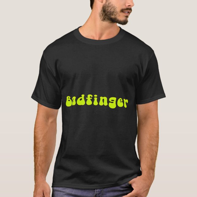 Camiseta Badfinger Verde Groovy (Anverso)