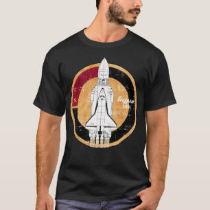 Camiseta Badge () Buran. Cohetes Y Avión Espacial Rusos