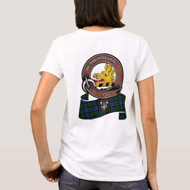 Camiseta Badge Campbell Clan (Reverso)