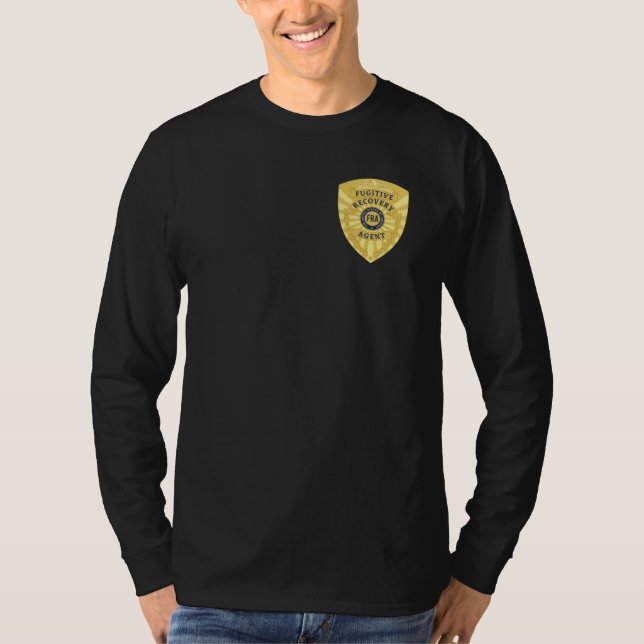 CAMISETA BADGE DE AGENTE DE RECUPERACIÓN FUGITIVA (Anverso)