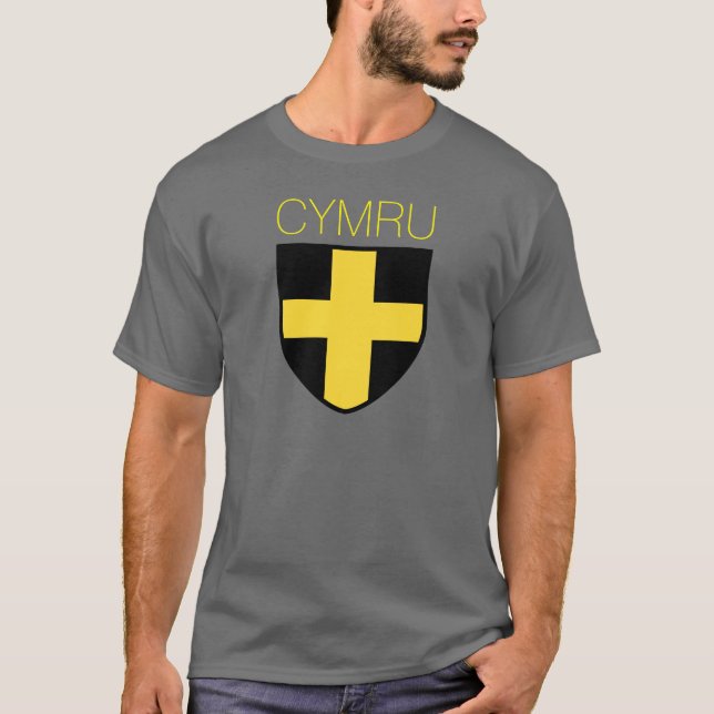 Camiseta Badge de San David (Gales/ Cymru) (Anverso)