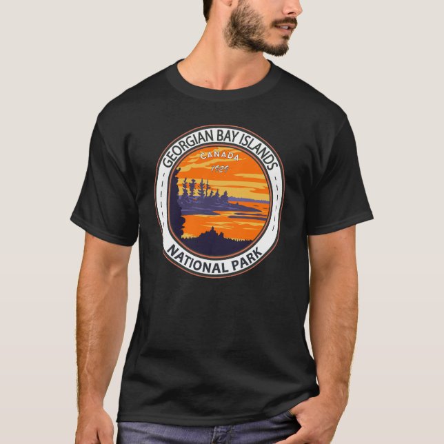 Camiseta Badge del Parque Nacional de las Islas de la Bahía (Anverso)