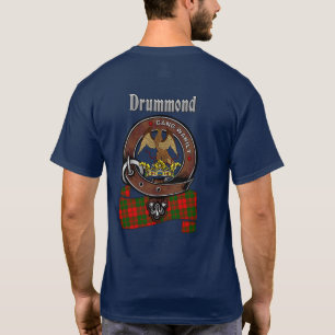 Camiseta Badge Drummond Clan y Tartán (atrás)
