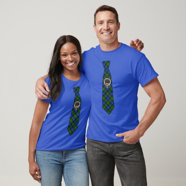 Camiseta Badge Ferguson Clan y Tartan Necktie (Unisexo)