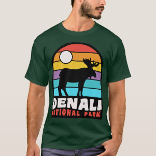 Camiseta Badge Moose del Parque Nacional Denali