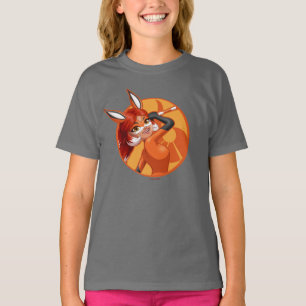 Camiseta Badge Naranja Rena Rouge