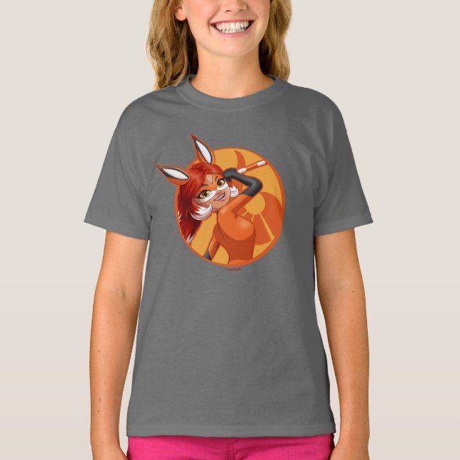 Camiseta Badge Naranja Rena Rouge (Anverso)