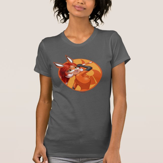 Camiseta Badge Naranja Rena Rouge (Anverso)
