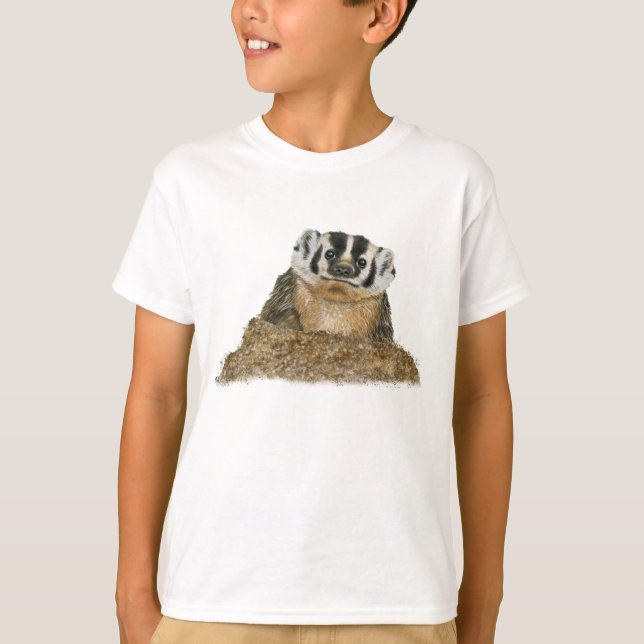 Camiseta Badger americana (Anverso)