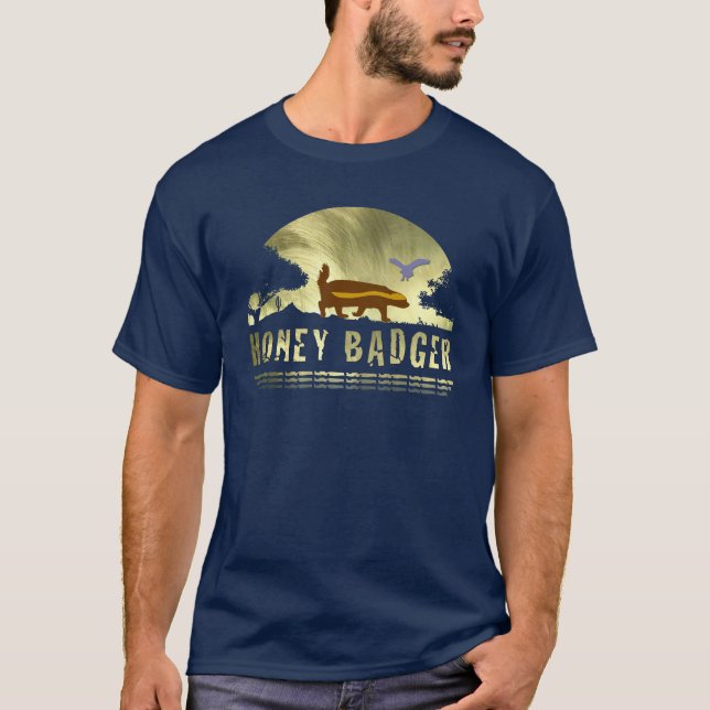 Camiseta Badger de miel (Anverso)