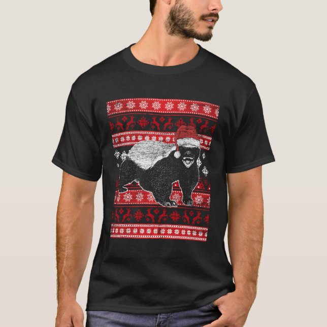 Camiseta Badger de miel fea (Anverso)