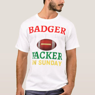 Camiseta Badger En El Paquete Sábado El Domingo Wis