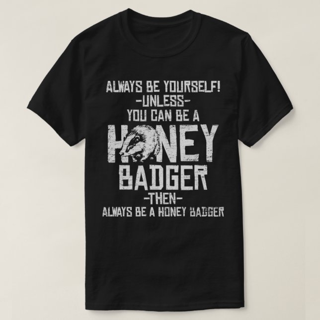 Camiseta Badger Honey badger (Diseño del anverso)