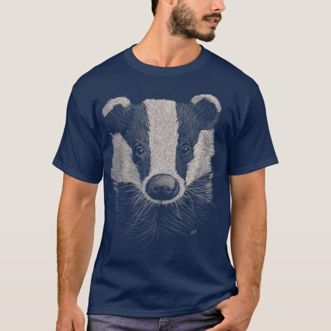 Camiseta Badger Lover Gift Animals Wildlife Wildlife Badger (Anverso)